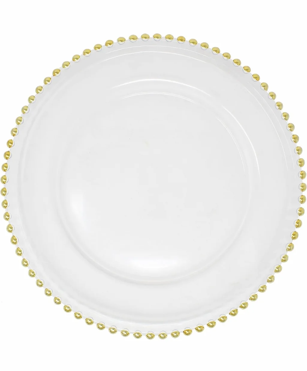 Clear Glass Charger Plate